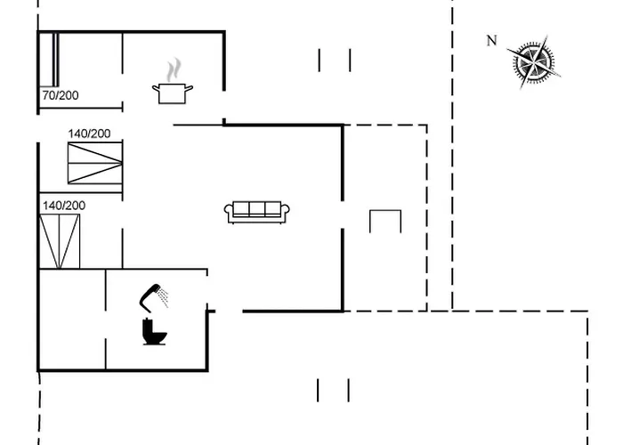 펜션 Slava - 75m From The Sea By Interhome Hesselager